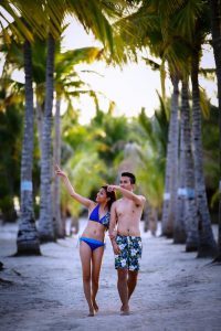 Couple enjoying outdoor activities at Bohol Beach Club