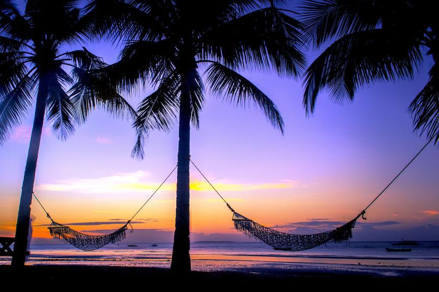 Sunset at bohol beach club